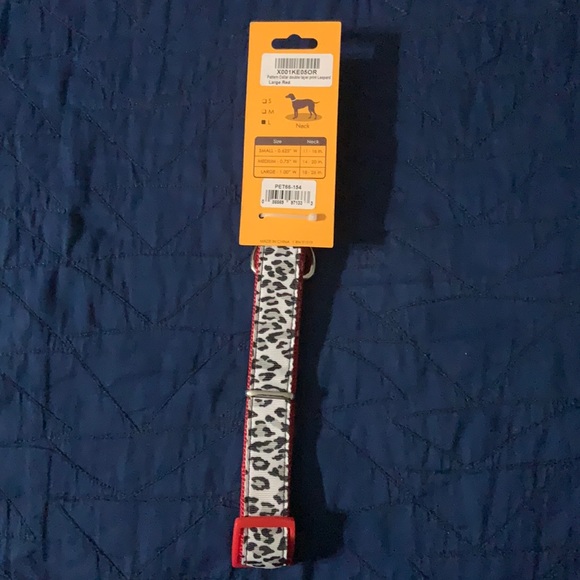 (L) Friends Forever Pattern Dog Collar - Picture 4 of 5